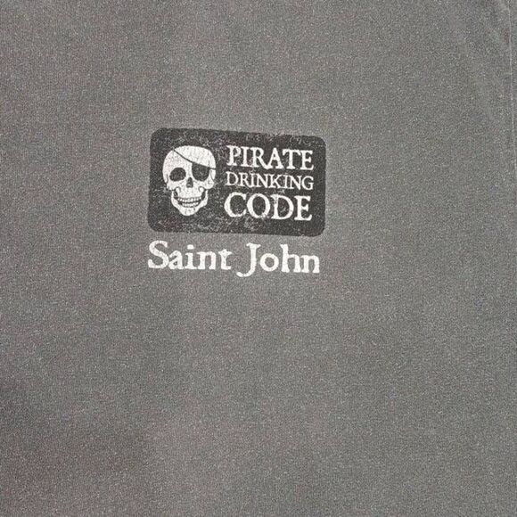 Pirate Drinking Code Saint John Tshirt  Size Large  Brand Blue 84 Unique, Pre-Lo - Picture 1 of 5